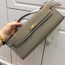 Чанта с верижка YSL Tassel 22 см, гладка кожа, черно-сребриста
