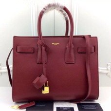 Чанти от телешка кожа YSL Wine Downtown Tote