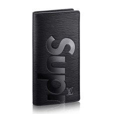 Портфейл Louis Vuitton x Supreme Brazza M67721 от епи кожа