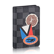 Джобен органайзер Louis Vuitton N64440 Damier Graphite Stickers