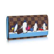 Портфейл Louis Vuitton Sarah N64426 Damier Ebene Canvas