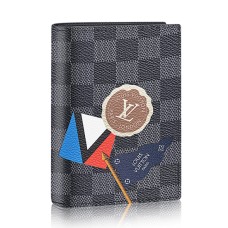 Калъф за паспорт Louis Vuitton N61701 Damier Graphite Canvas