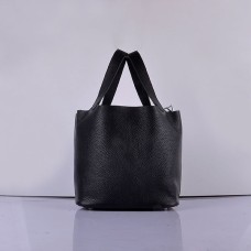 Hermes телешка кожа 8616 чанта черно
