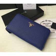 Портфейл с цип Prada 1M0506 син