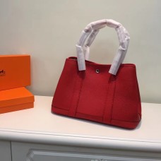 Малка чанта за градинско парти Hermes 31 см, червена