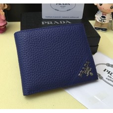 Мъжки кожен портфейл Prada 0336 син