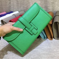 Чанта с пискюли от гладка кожа YSL, 22 см, бордо златиста