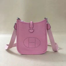 Hermes Mini Evelyne TPM чанта розова