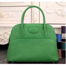 Hermes Bolide 31 см Того кожена чанта зелена