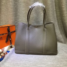 Чанта за градинско парти Hermes голяма 36 см сива
