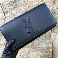 YSL клъч 27 см черен