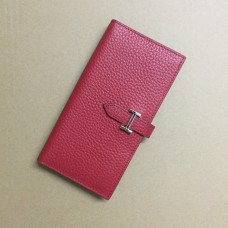 Кожен портфейл Hermes H005 червен