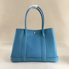 Малка чанта за градинско парти Hermes 31 см, синя