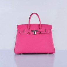 Hermes Birkin 35 см Togo кожени чанти розово сребро