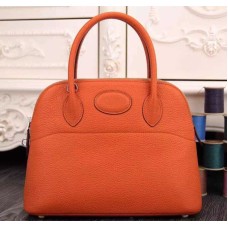 Hermes Bolide 31 см Того кожа оранжева чанта