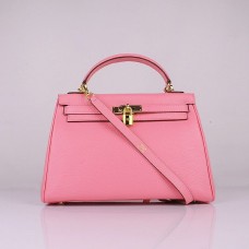 Hermes Kelly 32 см Того кожа 6108 черешово розово златисто