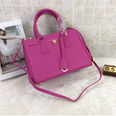 Чанта Prada Galleria 1801 Сафианова кожа 30 см роза