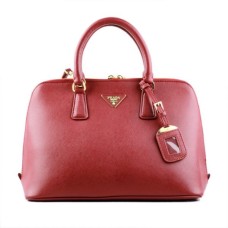 Чанта тип „тоут“ Prada 0812 с мотив на червен кръст
