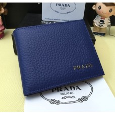 Мъжки кожен портфейл Prada 0334 син