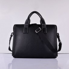 Hermes телешка кожа 8078 чанта черно сребро