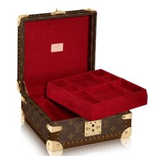 Кутия за бижута Louis Vuitton M13513, твърда, монограмна, платнена