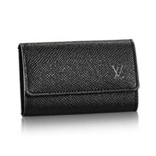 Държач за ключове Louis Vuitton M30532 от естествена кожа с 6 джоба