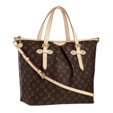 Чанта през рамо Louis Vuitton M40146 Palermo GM с монограмно платно