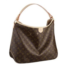 Чанта Louis Vuitton M40353 Delightful Monogram MM Hobo от монограмно платно