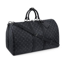 Чанта Louis Vuitton Keepall 55 Bandouliere Duffel M40605, монограм, Eclipse Canvas