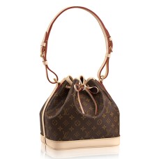 Чанта през рамо Louis Vuitton M40818 Petit Noe с монограмно платно