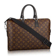 Чанта Louis Vuitton M40868 Porte Documents Jour, монограм, платно
