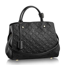 Чанта Louis Vuitton M41048 Montaigne MM Monogram Empreinte Leather