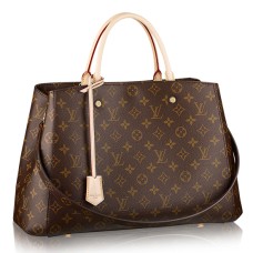 Чанта Louis Vuitton M41067 Montaigne GM Tote от монограмно платно