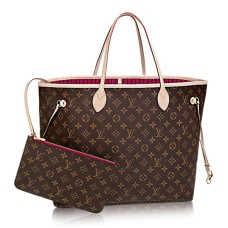 Чанта през рамо Louis Vuitton M41180 Neverfull GM с монограмно платно
