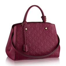 Чанта Louis Vuitton M41196 Montaigne MM Monogram Empreinte Leather
