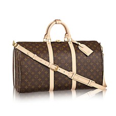 Чанта Louis Vuitton Keepall Bandouliere 50 Duffel M41416 от монограмно платно