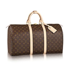 Чанта Louis Vuitton Keepall 50 Duffel M41426 от монограмно платно