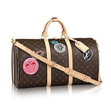 Чанта Louis Vuitton Keepall Bandouliere 50 Duffel M41441 от монограмно платно