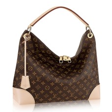 Чанта Louis Vuitton M41625 Berri MM Hobo с монограм от плат