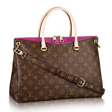 Чанта Louis Vuitton M41633 Pallas Tote от монограмно платно