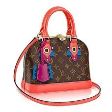 Чанта Louis Vuitton M41659 Alma BB Totem Tote от монограмно платно