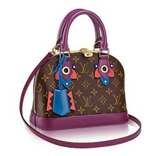 Чанта Louis Vuitton M41660 Alma BB Totem Tote от монограмно платно