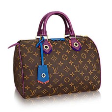 Чанта Louis Vuitton Speedy 30 Totem M41666 от монограмно платно