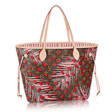 Чанта през рамо Louis Vuitton M41979 Neverfull MM от монограмно платно