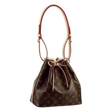 Чанта през рамо Louis Vuitton M42226 Petit Noe от монограмно платно