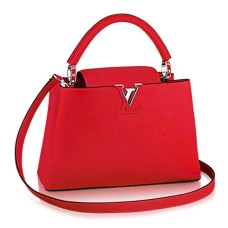 Чанта Louis Vuitton M42237 Capucines PM Tote Bag Taurillon Leather