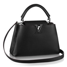 Чанта Louis Vuitton M42242 Capucines PM Tote Bag Taurillon Leather