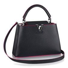 Чанта Louis Vuitton M42245 Capucines PM Tote Bag Taurillon Leather