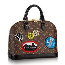 Чанта Louis Vuitton M42839 Alma PM Tote от монограмно платно