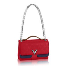Чанта през рамо Louis Vuitton M42901 с много верижка, кожена, Taurillon